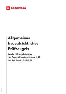 abP Runde Lüftungsleitungen L 90 mit der Conlit PS EIS
