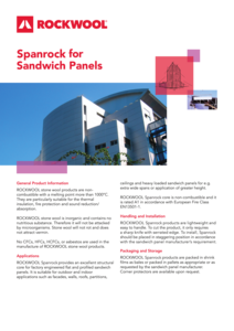 SPANROCK FOR SANDWICH PANELS- IN