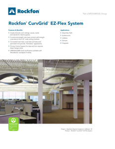 Rockfon CurvGrid EZ-Flex Data Sheet