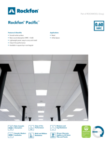 Rockfon® Pacific™ Datasheet
