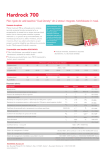 Fișă tehnică Hardrock 700