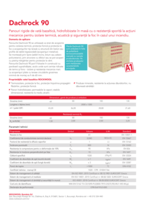 Fișă tehnică Dachrock 90