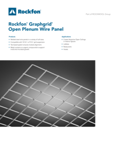 Rockfon Graphgrid Data Sheet