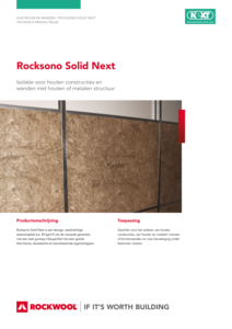 Technisch Productblad Rocksono Solid Next 