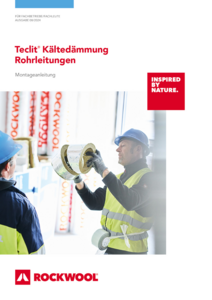 Broschüre Teclit Kältedämmung Rohrleitungen