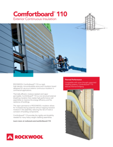 Comfortboard 110 continuous insulation - Data sheet