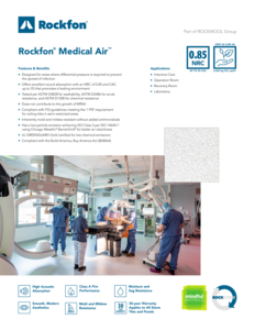 Rockfon Medical Air Datasheet