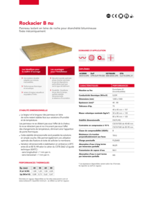 Fiche produit Rockacier B nu