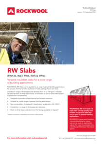 ROCKWOOL Slabs Datasheet