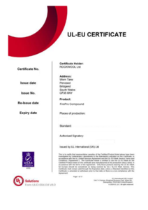 FirePro Compound UL-EU Certificate