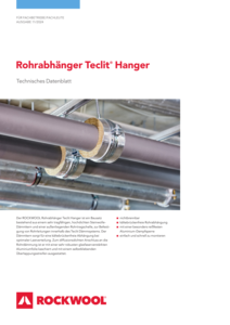 Datenblatt Rohrabhänger Teclit Hanger