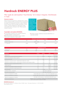 Fișă tehnică Hardrock Energy Plus