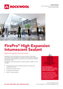 FirePro High Expansion Intumescent Sealant