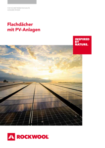 Broschüre Flachdächer mit PV-Anlagen
