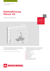 Datenblatt Fillrock KD