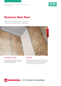 Fiche Technique Rocksono Base Next