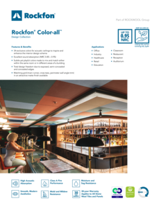 Rockfon® Color-all™ Datasheet