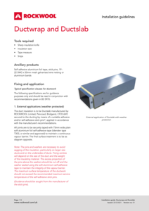 Ductwrap and Ductslab Installation Guide