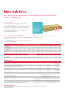 Fișă tehnică Multirock Extra