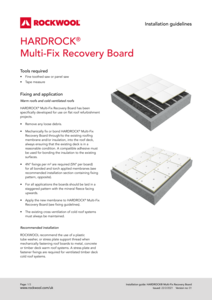 HardRock Multi-Fix Recovery Board Installation Guide