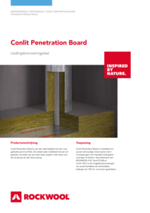Technisch Productblad Conlit Penetration Board