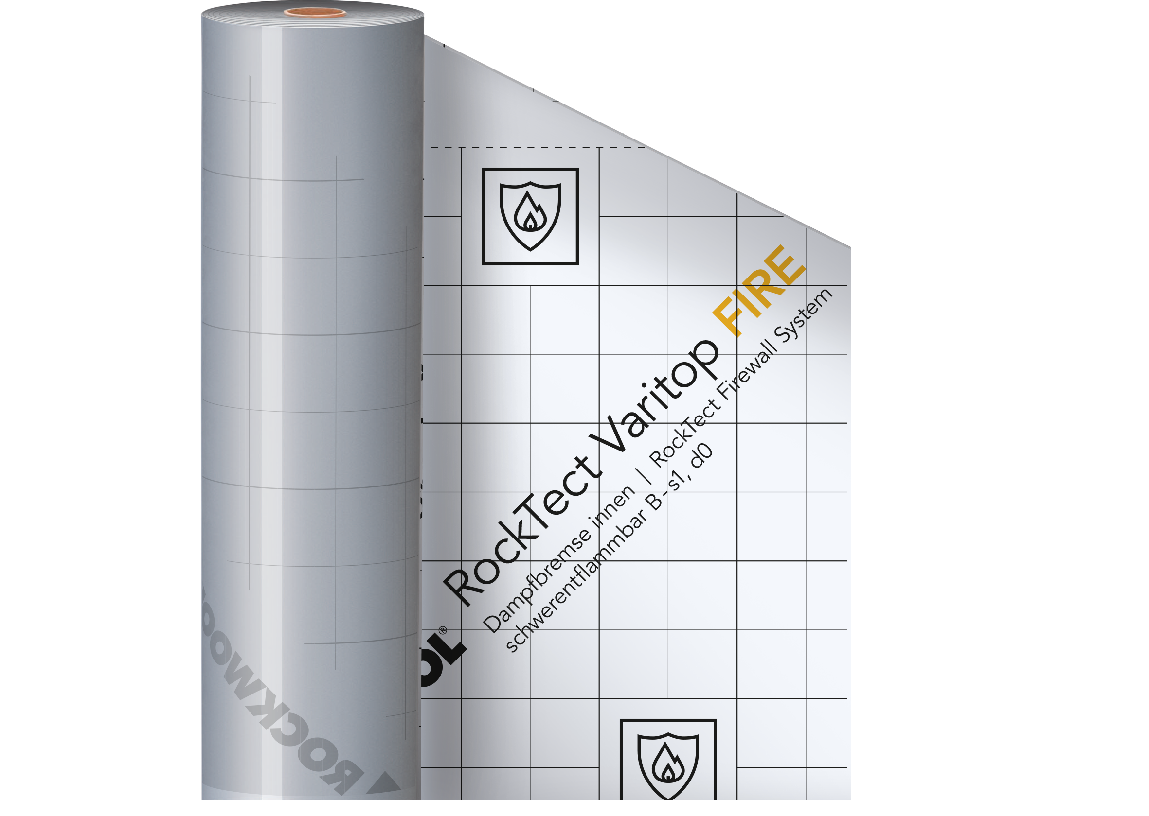 RockTect Firewall System, internal insulation, roof, pitched roof, airtightness, Luftdichtsystem schwer entflammbar, RockTect Varitop FIRE, PIM