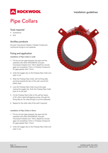 FirePro Pipe Collar Installation Guide