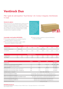 Fișă tehnică Ventirock Duo