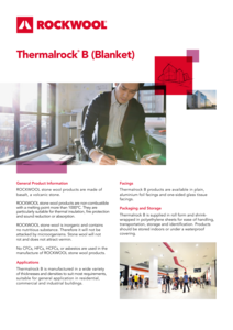 Thermalrock B Product Data Sheet (SEA)