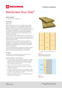 RainScreen Duo Slab Installation Guide