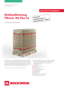 Datenblatt Fillrock RG Plus XL