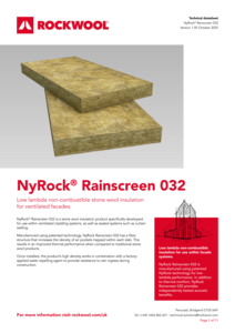 NyRock RainScreen 032 Datasheet