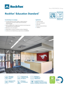 Rockfon® Education Standard™ Datasheet FR