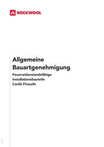 aBG Installationsschächte I 90 mit dem System ROCKWOOL Fire Safe