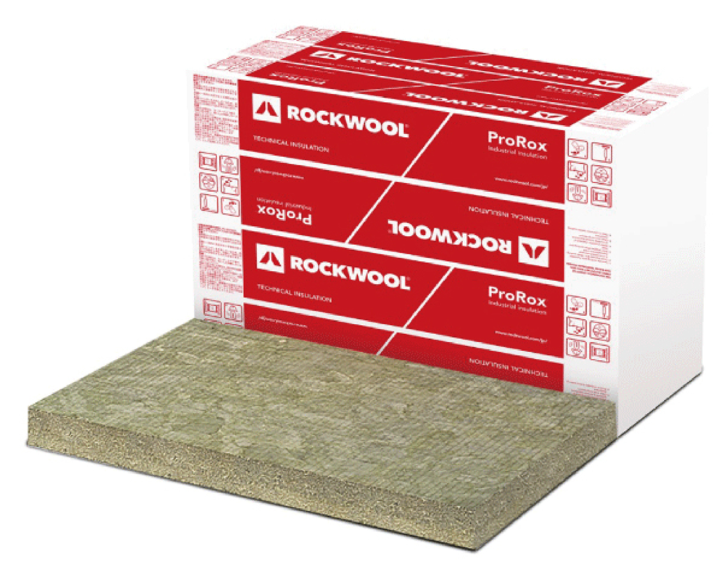 密度80㎏/㎥ストーンウール断熱ボード | ROCKWOOL ProRox SL 950