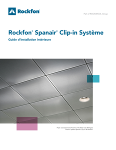 Rockfon Spanair Clip-In Panel System Installation Guide (French)