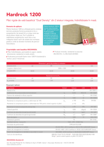 Fișă tehnică Hardrock 1200