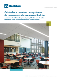 Rockfon Tile and Suspension Systems Accessories Guide FR