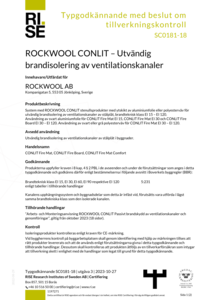 Conlit Typgodkännande SC0181-18