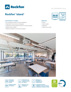 Rockfon® Island™ Datasheet FR