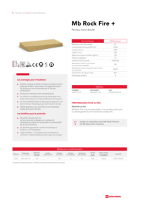 Fiche produit Mb Rock Fire +
