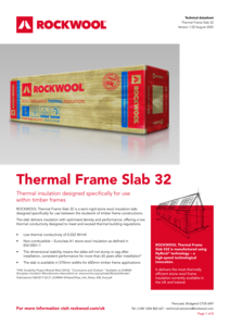 Thermal Frame Slab 32 Datasheet