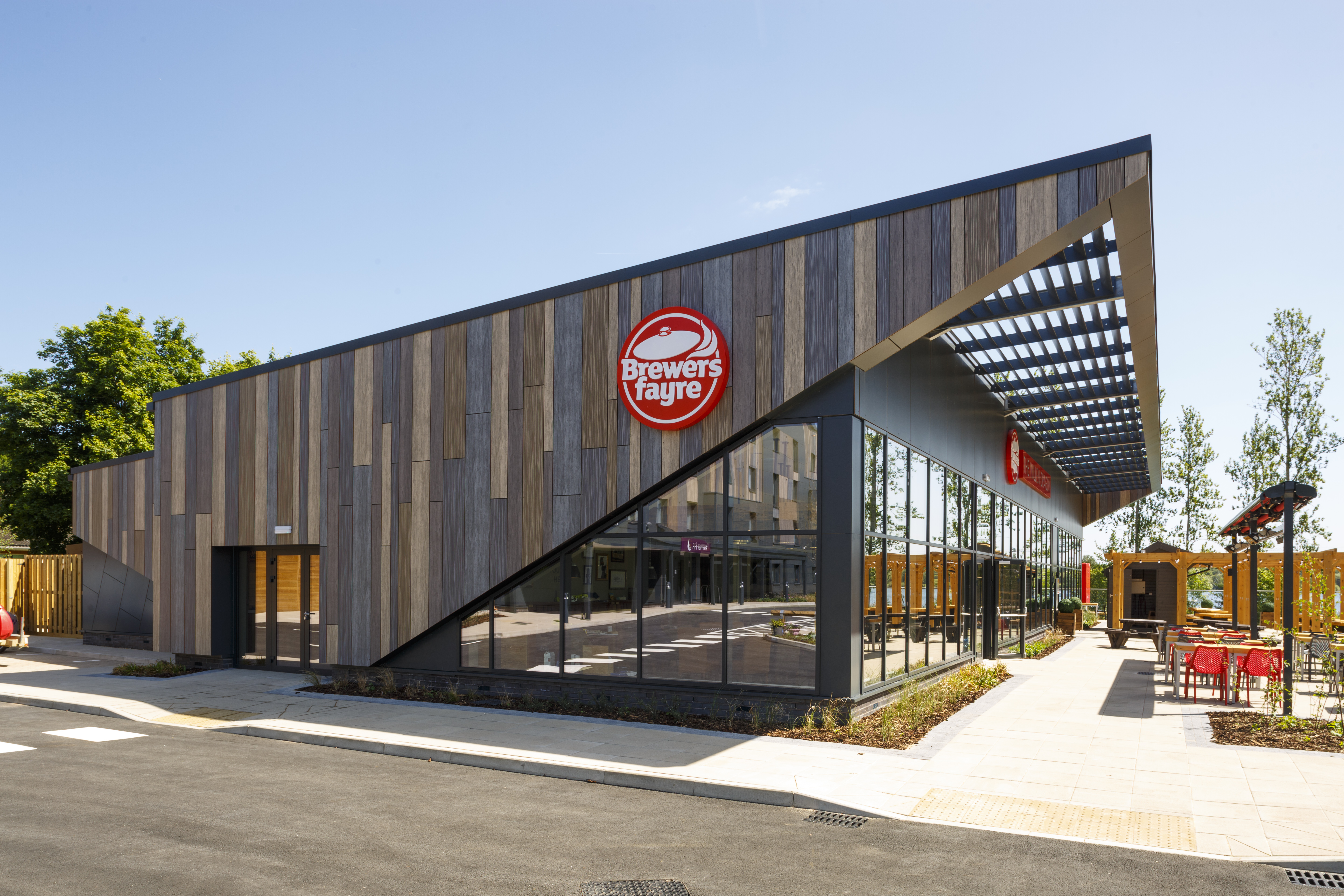 Rockpanel Case Study Premier Inn Rockpanel Woods  Ceramic Oak Rhinestone Oak Ebony Slate Slate Oak Ebony