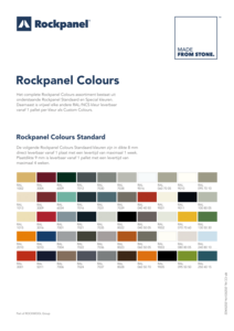 Rockpanel Colours overzicht - NL