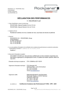 DoP Rockpanel Natural FR