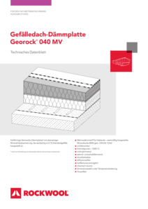 Datenblatt Georock 040 MV