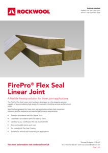 FirePro Flex Seal Linear Joint Datasheet