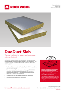 DuoDuct Slab Datasheet