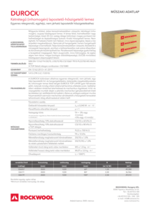 Durock RWHU datasheet