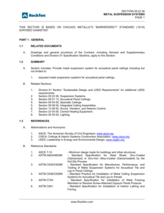 Chicago Metallic BarrierGrid Specification
